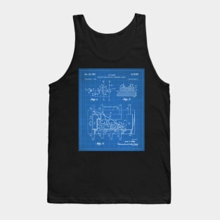 First Circuit Patent - Electrician Maker Workshop Art - Blueprint Tank Top